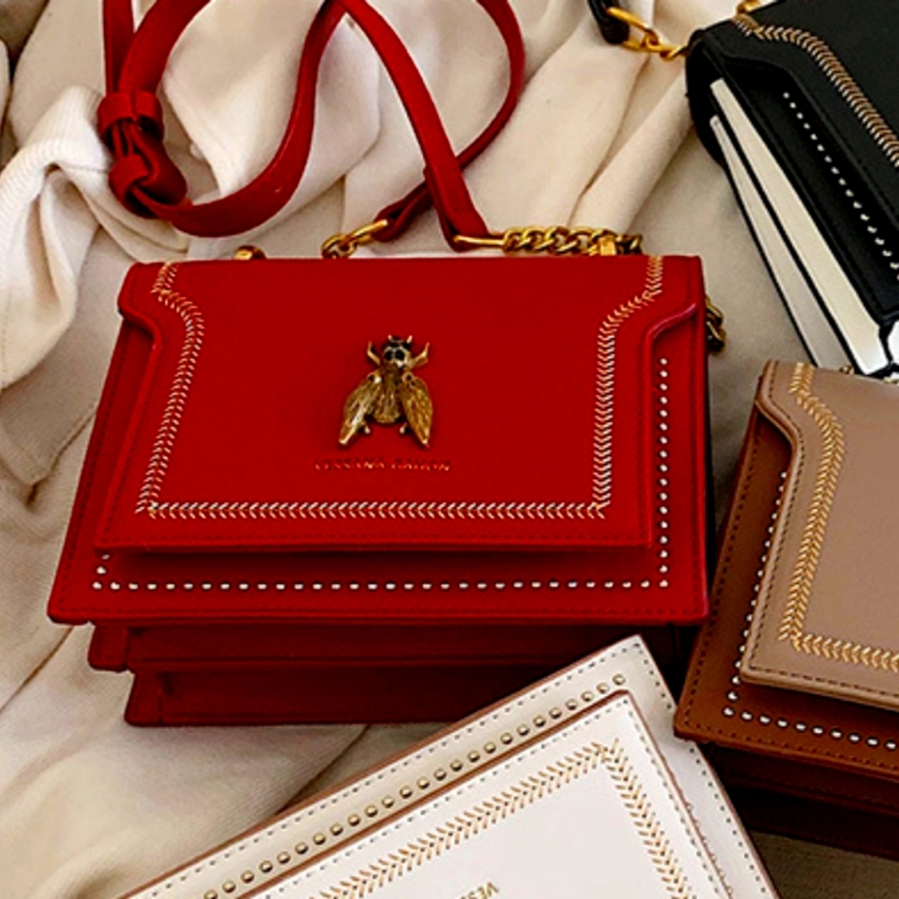 Esme Small Crossbody Bag with Chain Strap